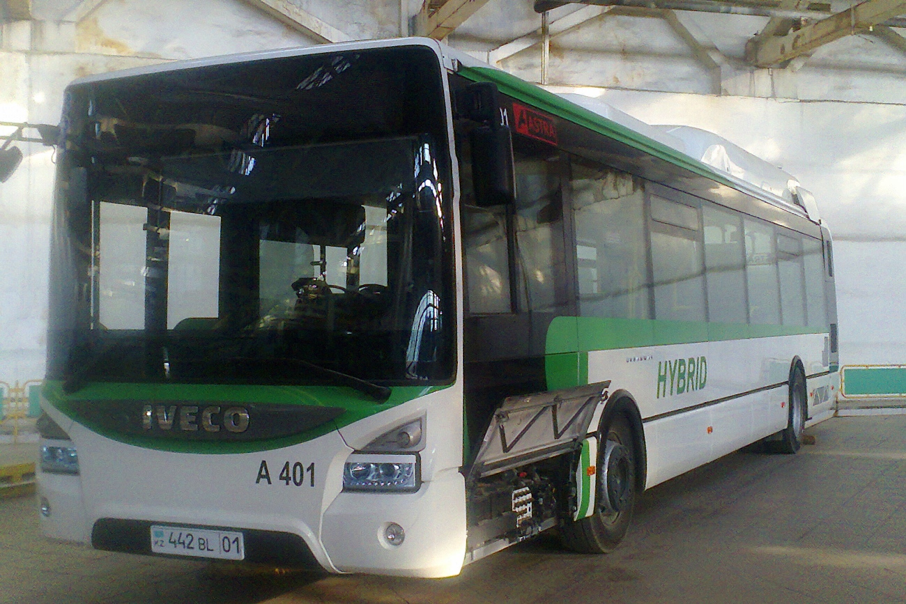 Астана, IVECO Urbanway 12M Hybrid (СарыаркаАвтоПром) № A401