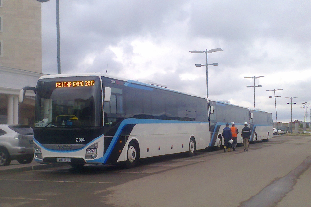 Астана, IVECO Crossway LINE 13M (СарыаркаАвтоПром) № Z004