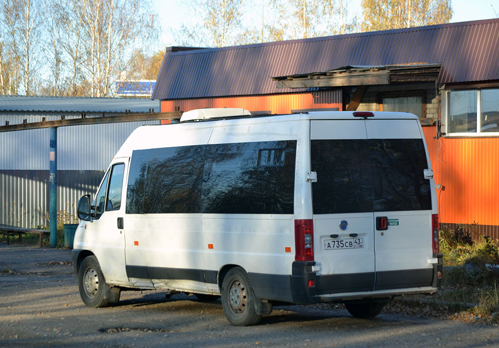 Кировская область, FIAT Ducato 244 CSMMC, -RT № А 735 СВ 43