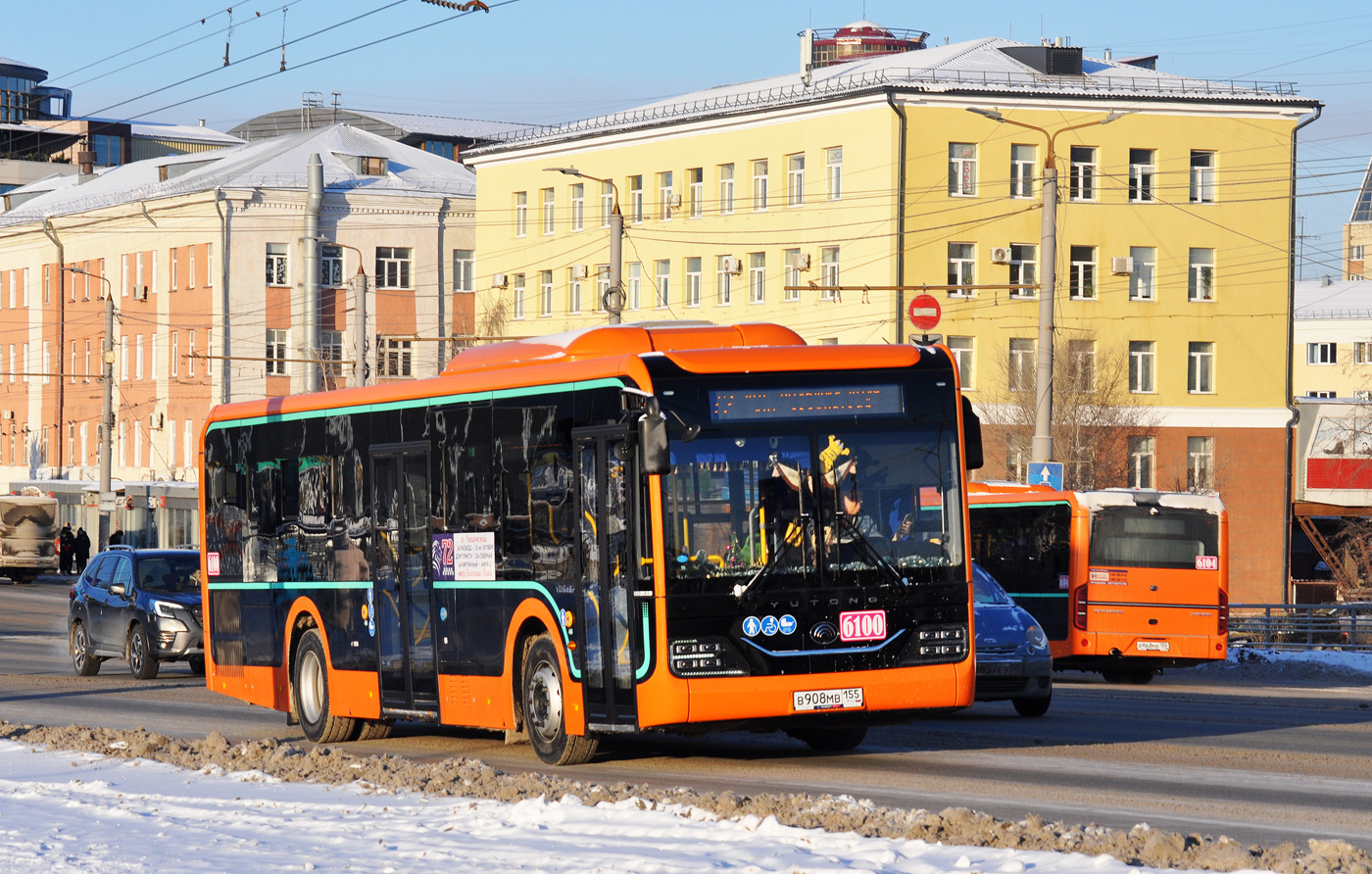 Омская область, Yutong ZK6116HG № 6100