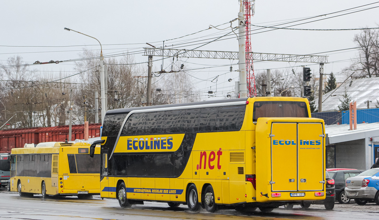 Литва, Setra S431DT № 325