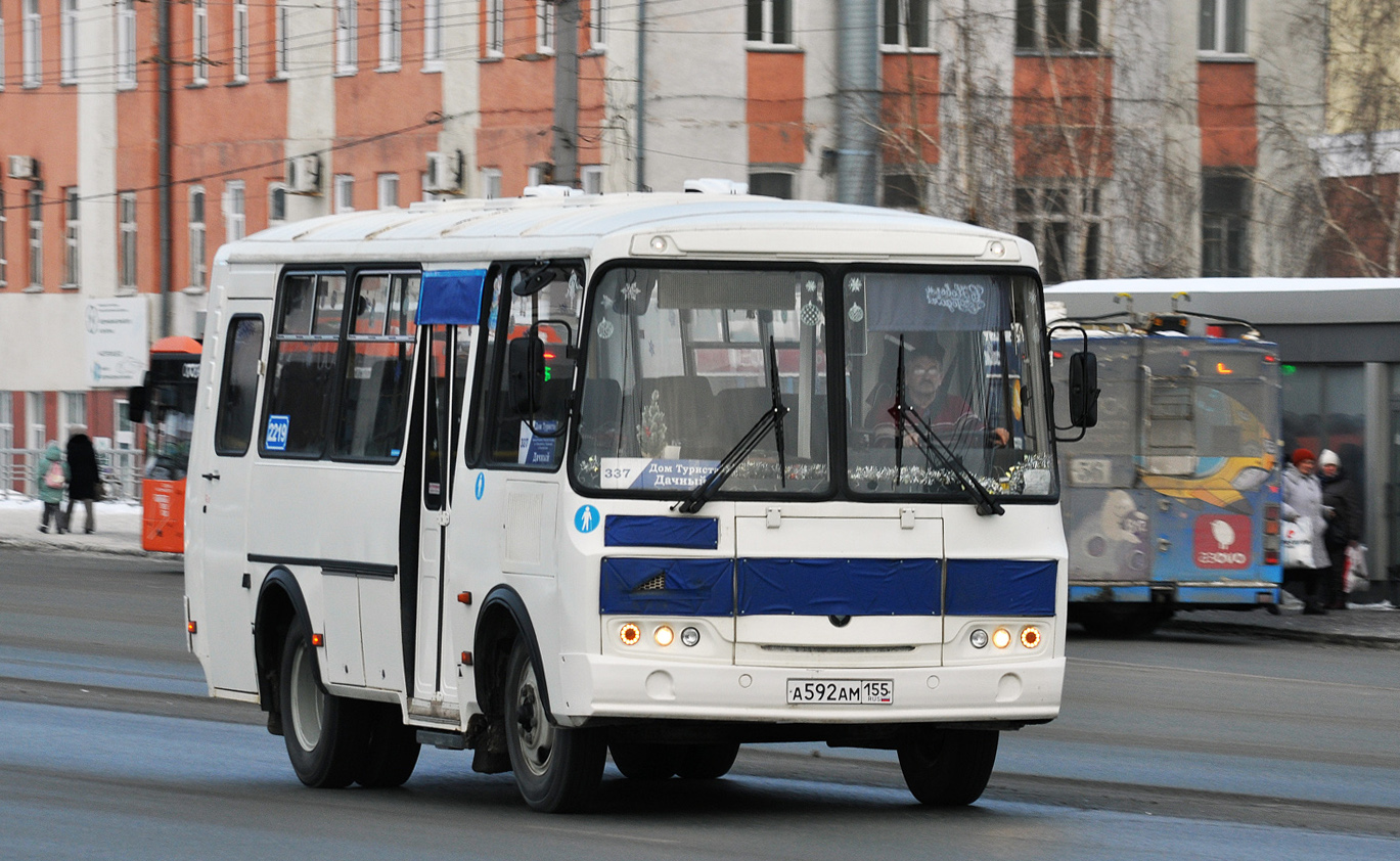 Омская область, ПАЗ-32053 № 2219