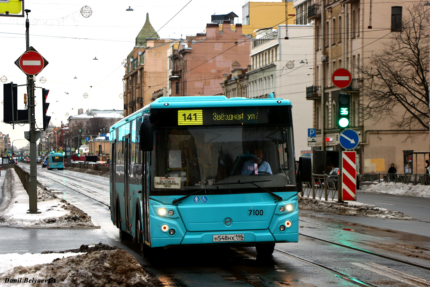 Санкт-Петербург, ЛиАЗ-5292.65 № 7100