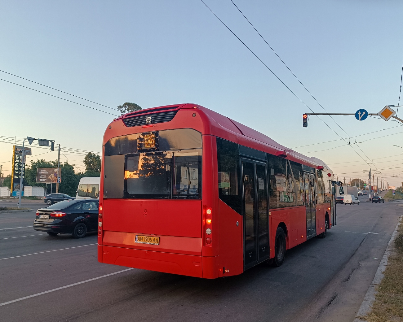 Житомирская область, Volvo 7900 Hybrid № AM 1905 AA