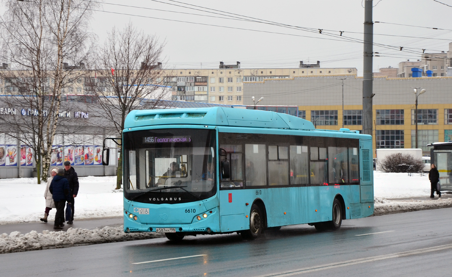 Санкт-Петербург, Volgabus-5270.G4 (CNG) № 6610