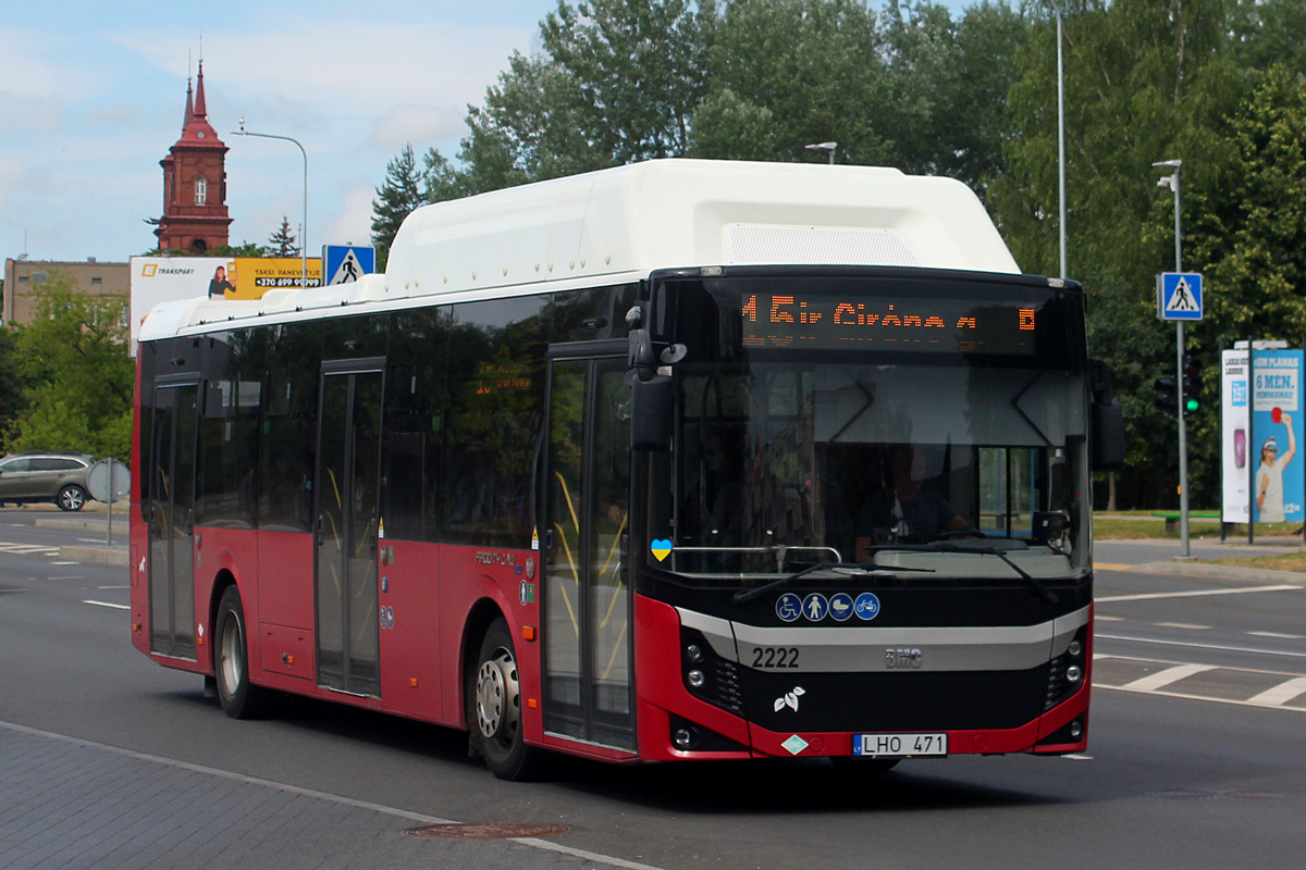 Литва, BMC Procity II 12LF CNG № 2222