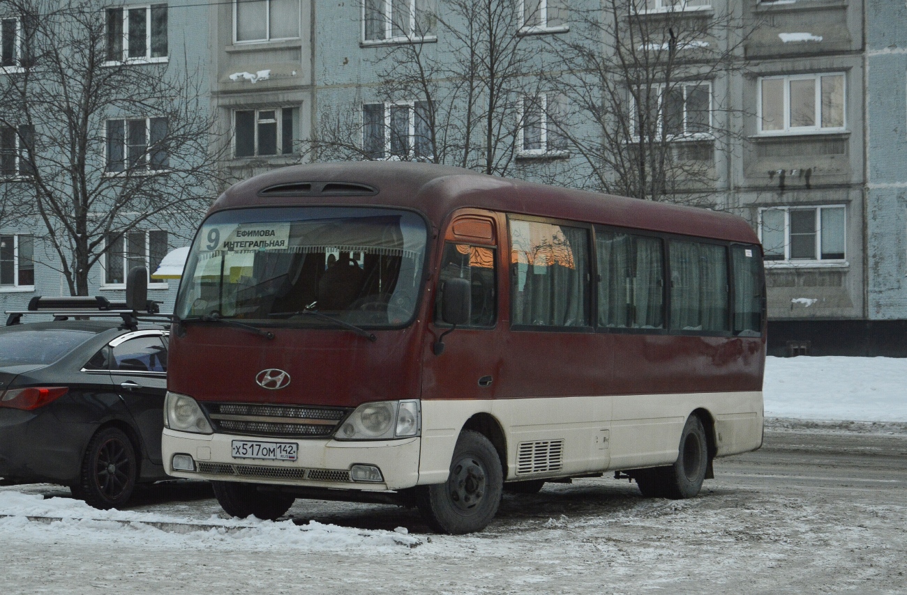 Кемеровская область - Кузбасс, Hyundai County Kuzbass № Х 517 ОМ 142