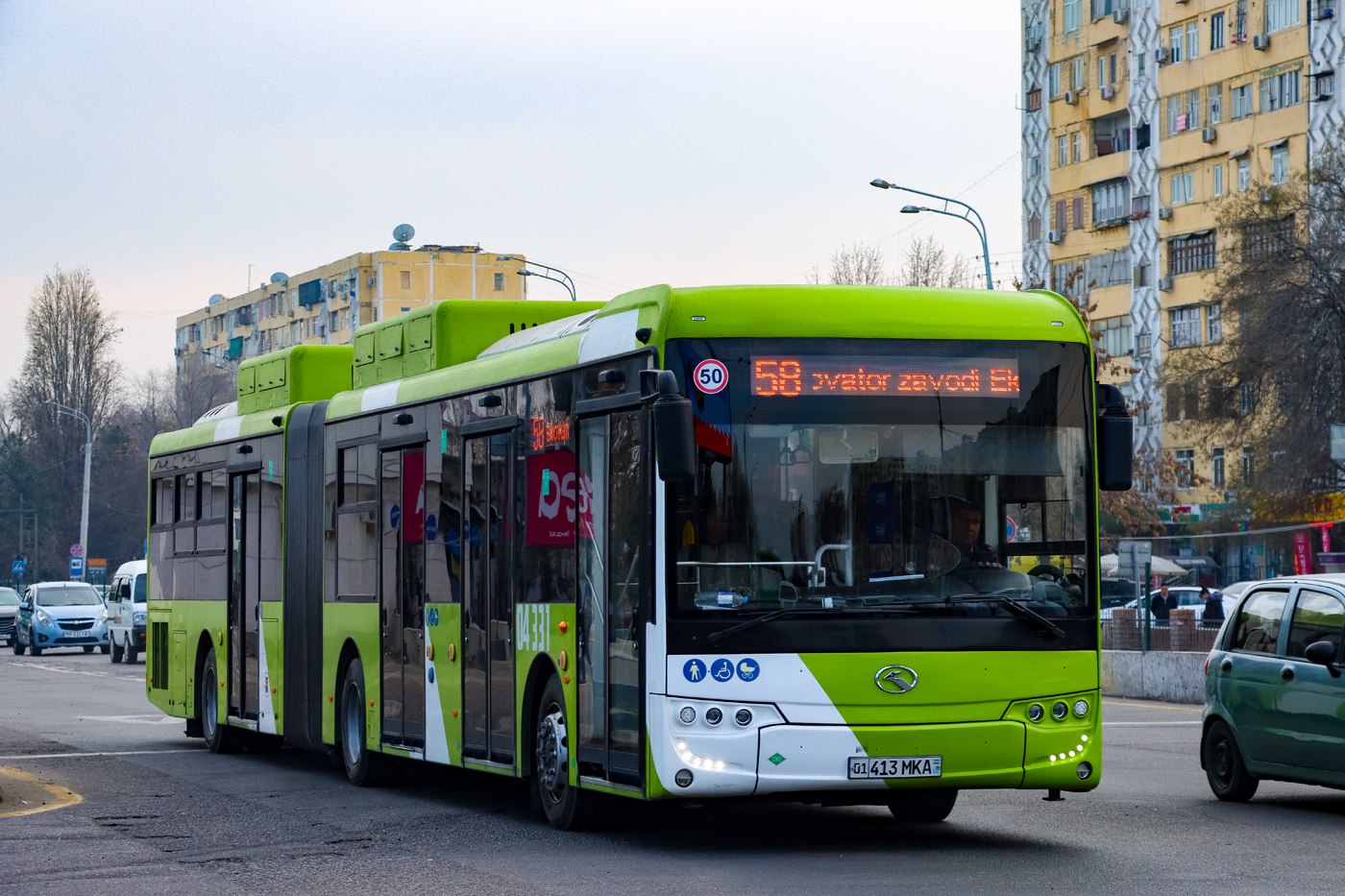 Узбекистан, King Long XMQ6180G № 04331