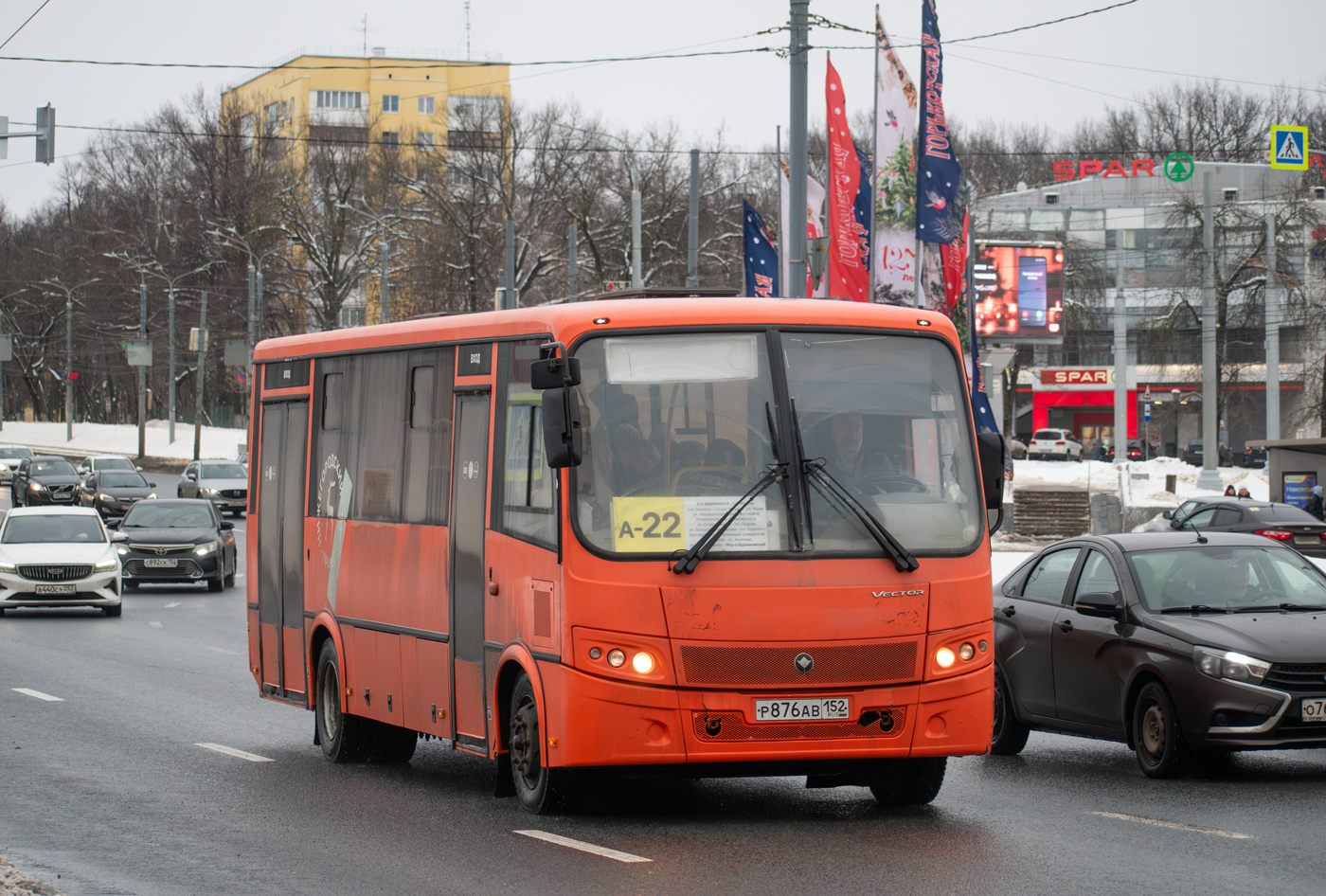 Нижегородская область, ПАЗ-320414-04 "Вектор" № Р 876 АВ 152