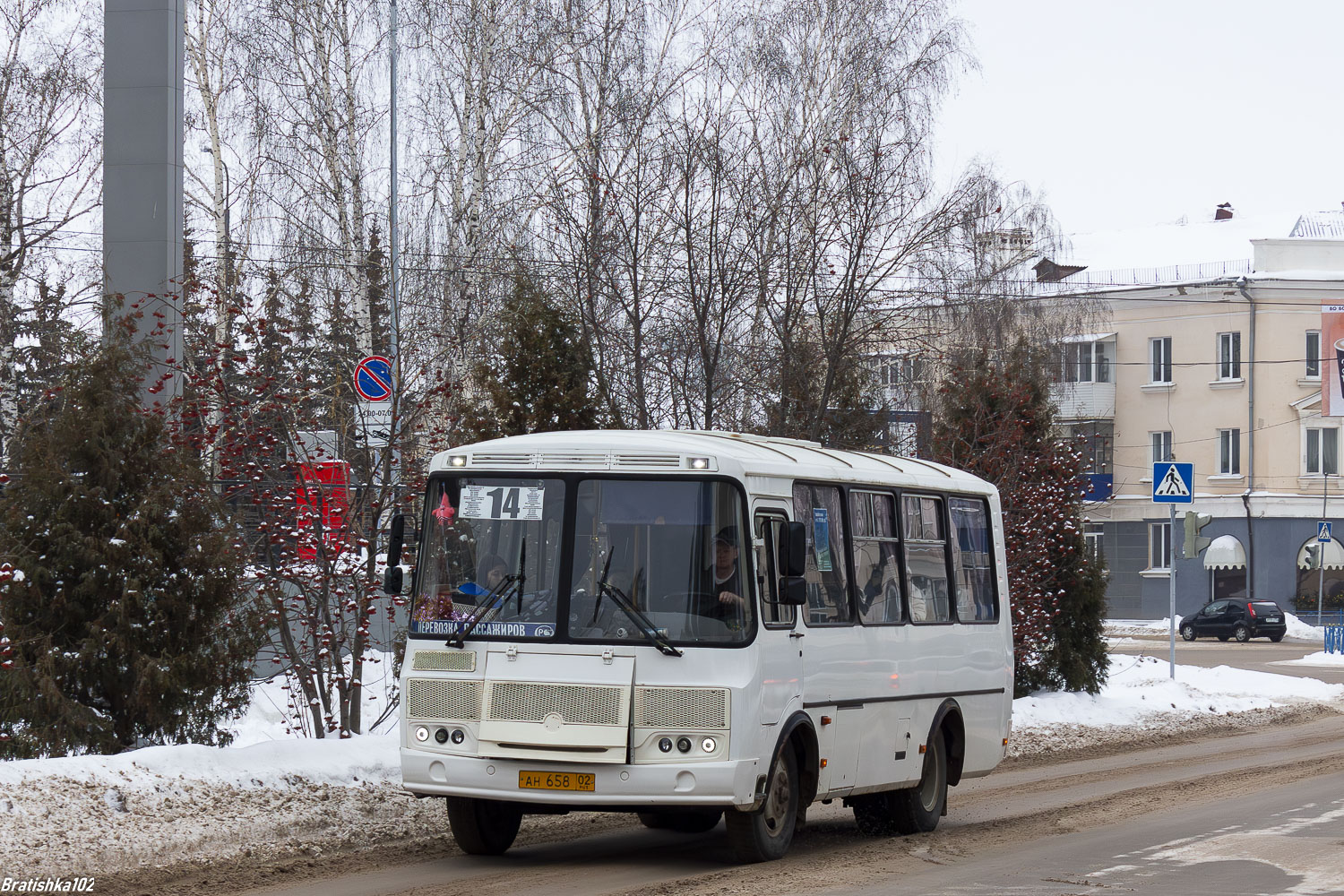 Башкортостан, ПАЗ-32054 № АН 658 02