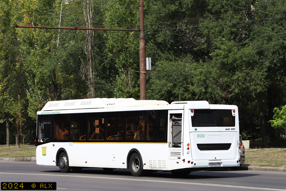 Воронежская область, ЛиАЗ-5292.67 (CNG) № 01226