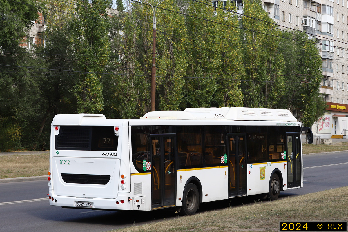 Воронежская область, ЛиАЗ-5292.67 (CNG) № 01212