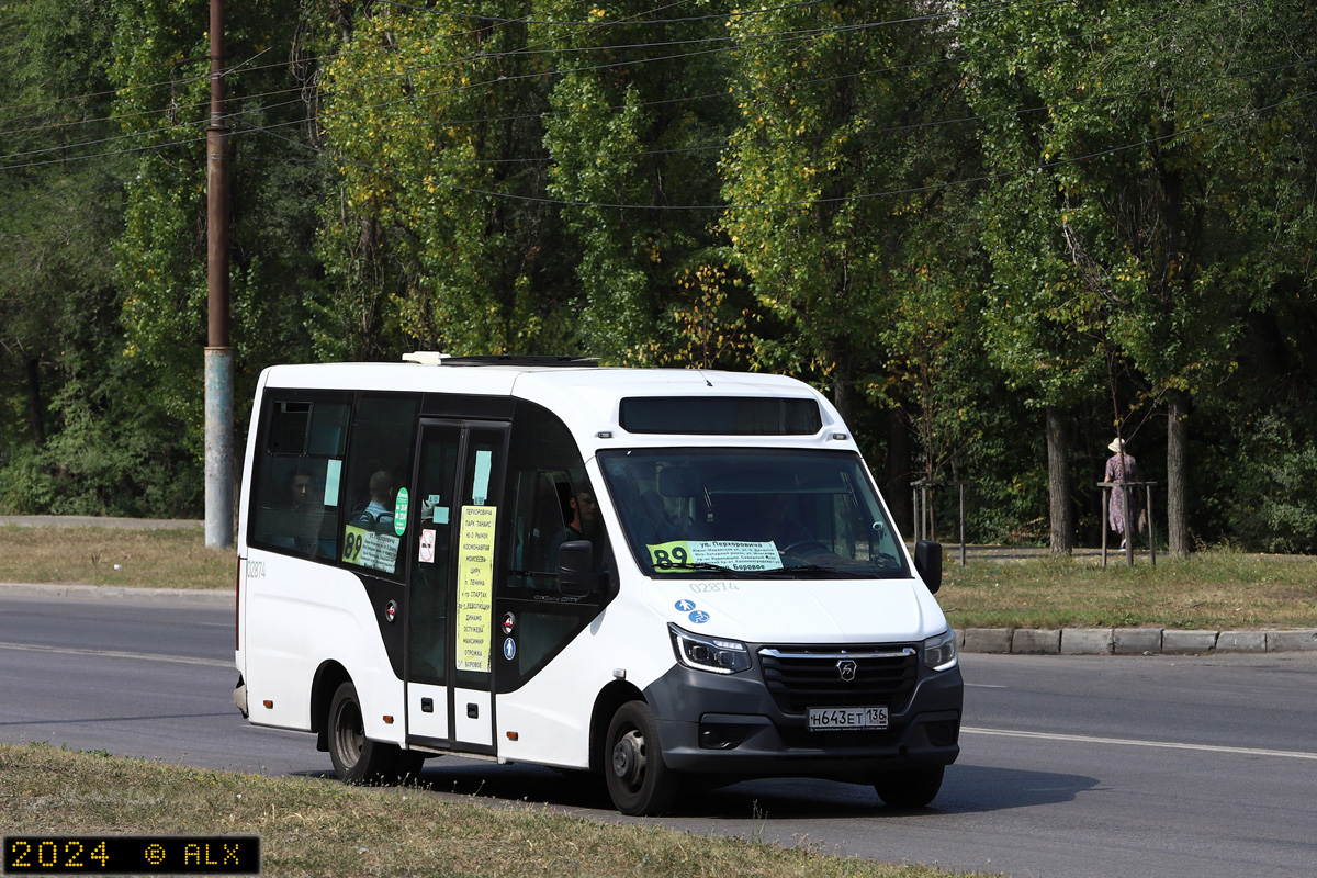 Воронежская область, ГАЗ-A68R52 City № 02874