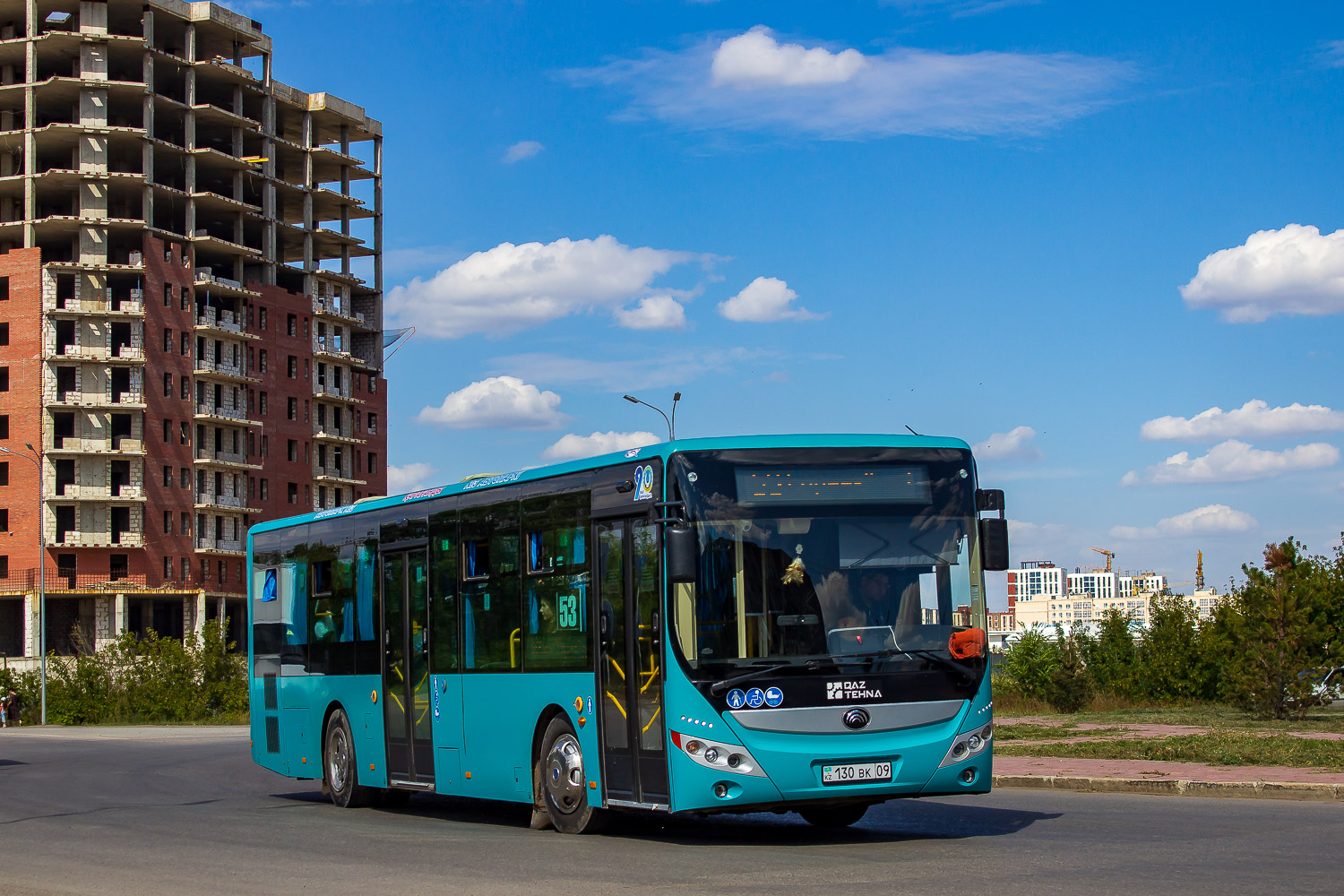 Карагандинская область, Yutong ZK6118HGA (QazTehna) № 130 BK 09