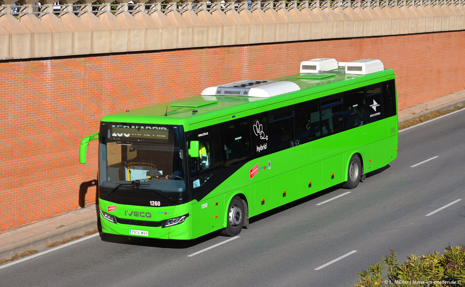 Испания, IVECO Crossway LINE 13M Hybrid № 1260