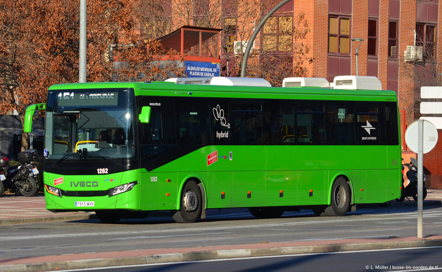 Испания, IVECO Crossway LINE 13M Hybrid № 1262