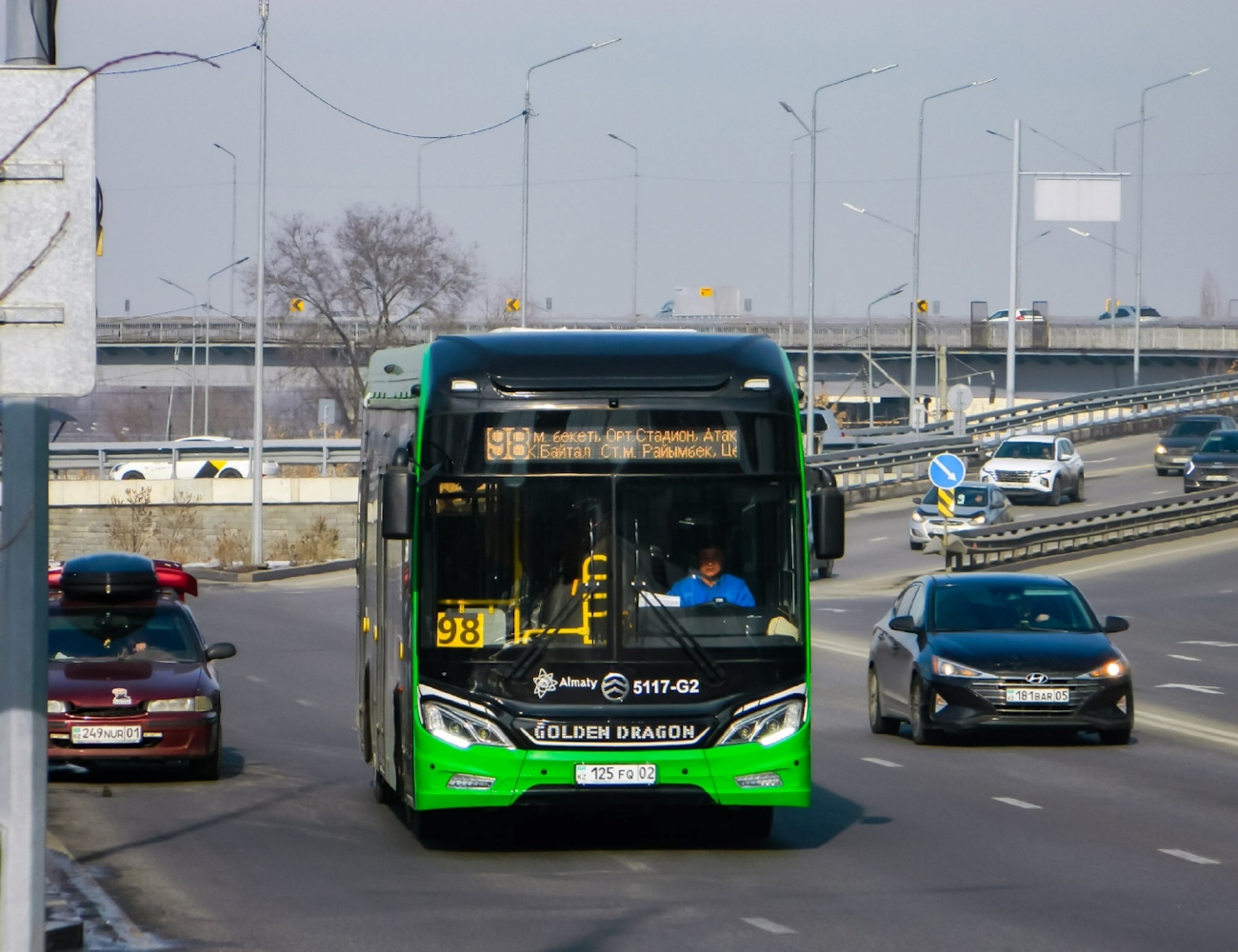 Алматы, Golden Dragon XML6125CE (Hyundai Trans Auto) № 5117-G2