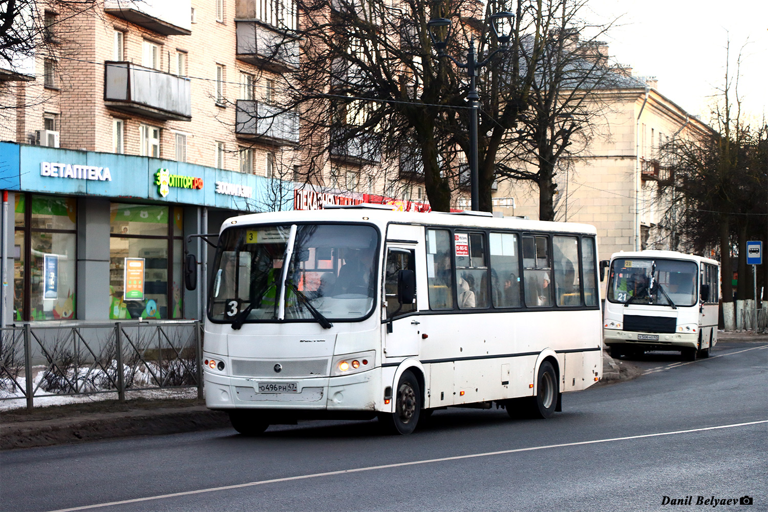 Ленинградская область, ПАЗ-320412-05 "Вектор" № О 496 РН 47