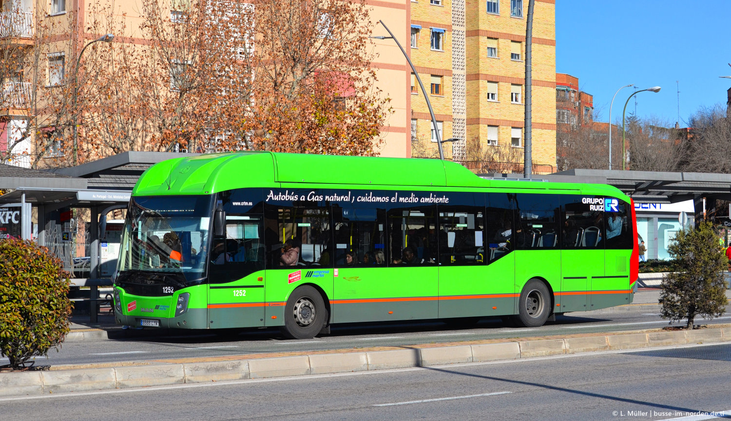 Испания, Castrosua Magnus.E+ LE GNC 12.8 № 1252