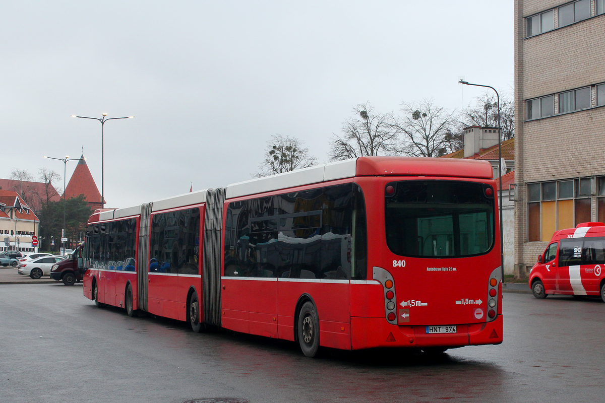 Литва, Van Hool New AGG300 № 840