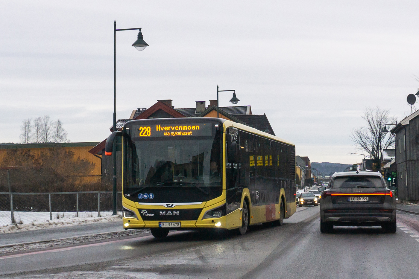 Норвегия, MAN 12C Lion's City 12 NL330 № 3147