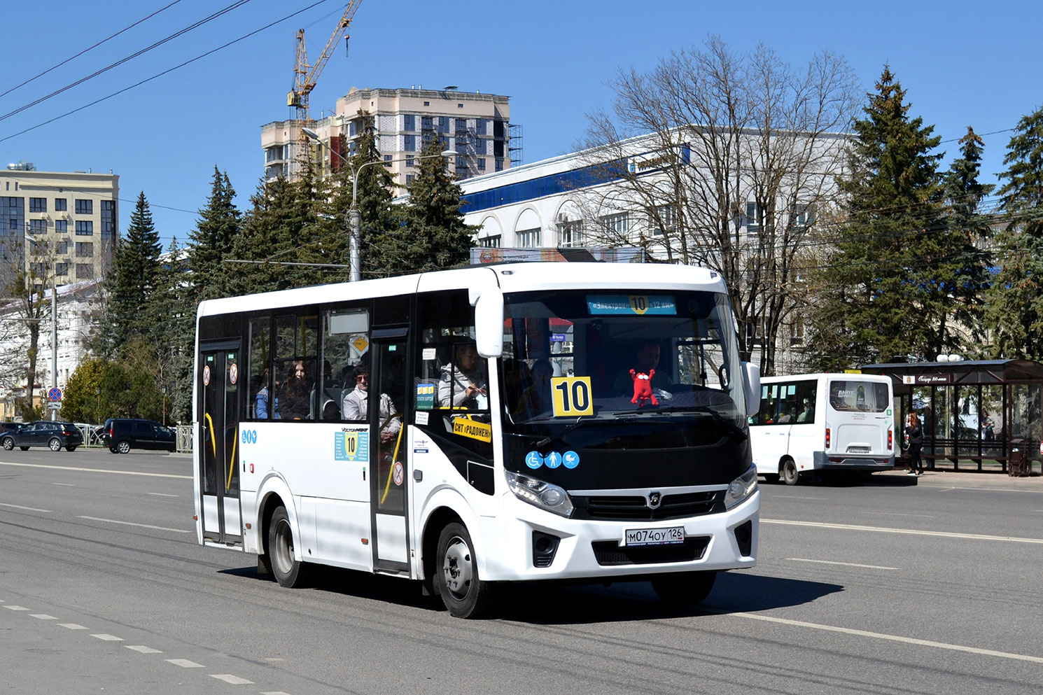 Ставропольский край, ПАЗ-320435-04 "Vector Next" № М 074 ОУ 126