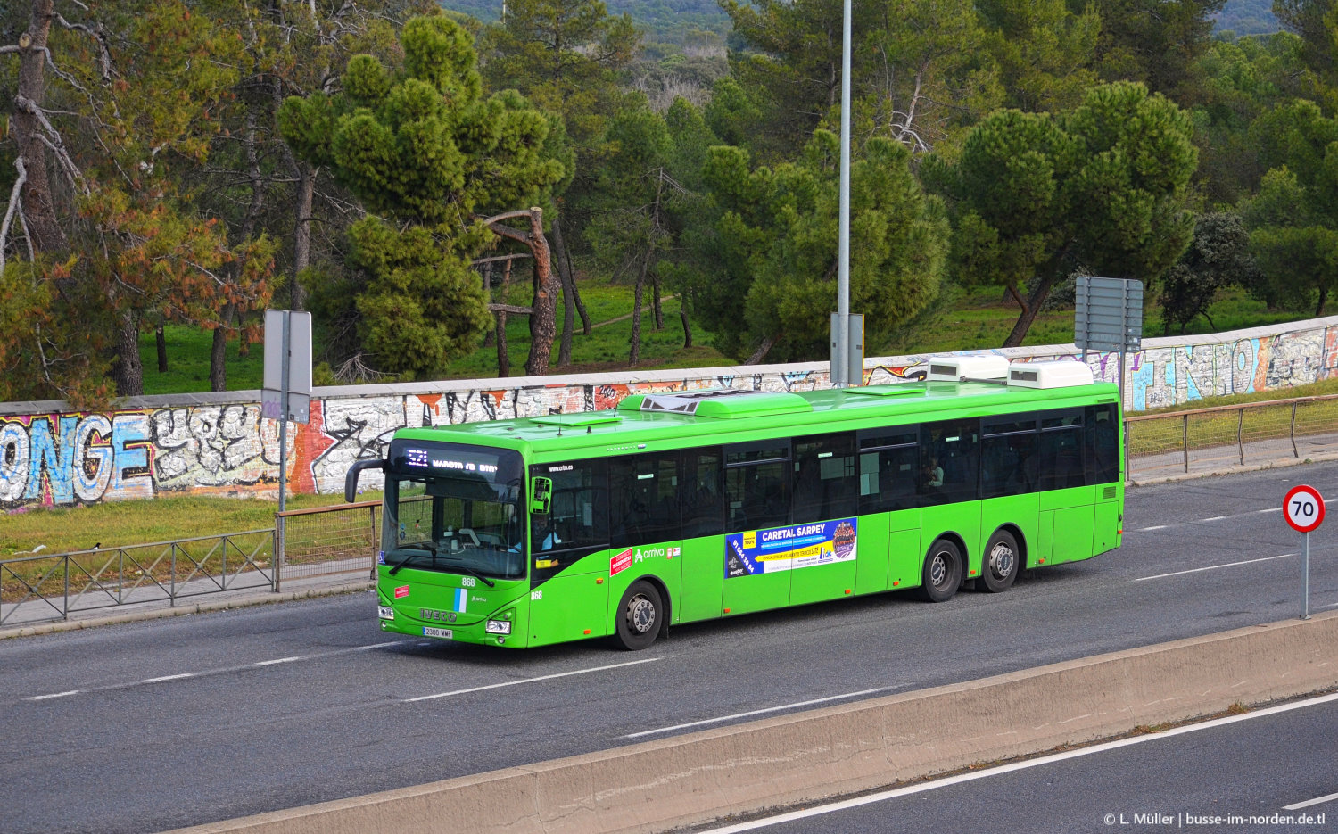 Испания, IVECO Crossway LE LINE 14.5M Hybrid № 868