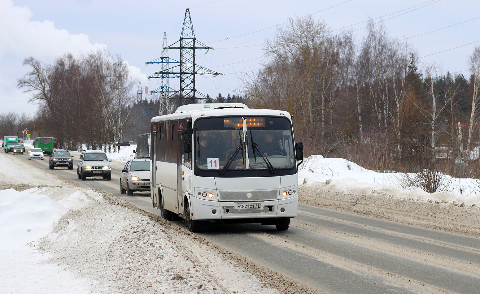 Кировская область, ПАЗ-320412-04 "Вектор" № С 821 ХЕ 43