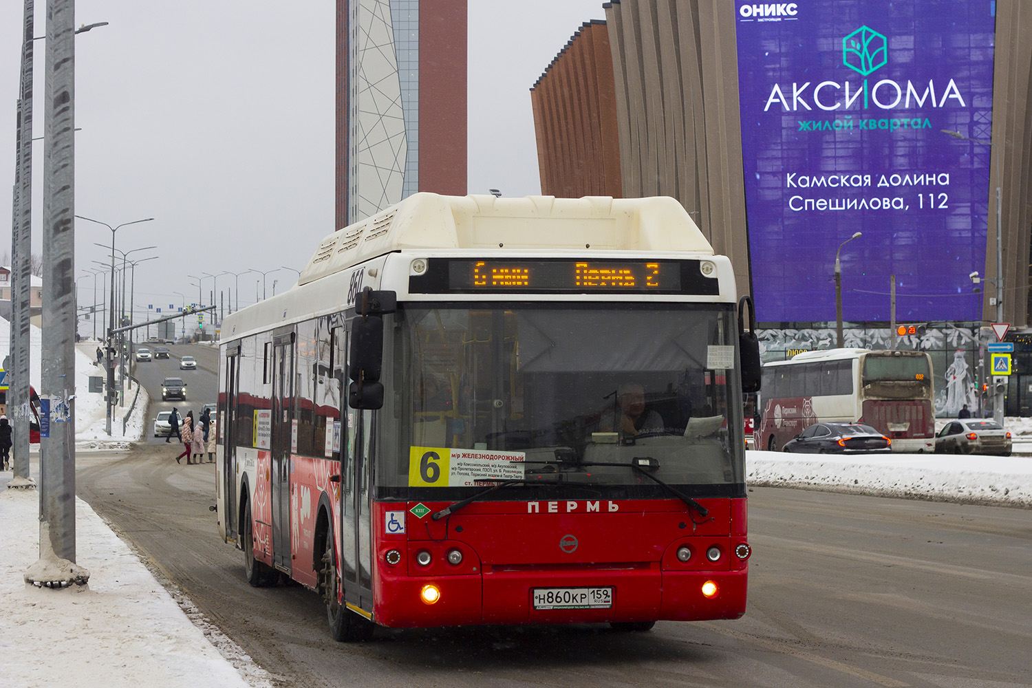 Пермский край, ЛиАЗ-5292.67 (CNG) № Н 860 КР 159