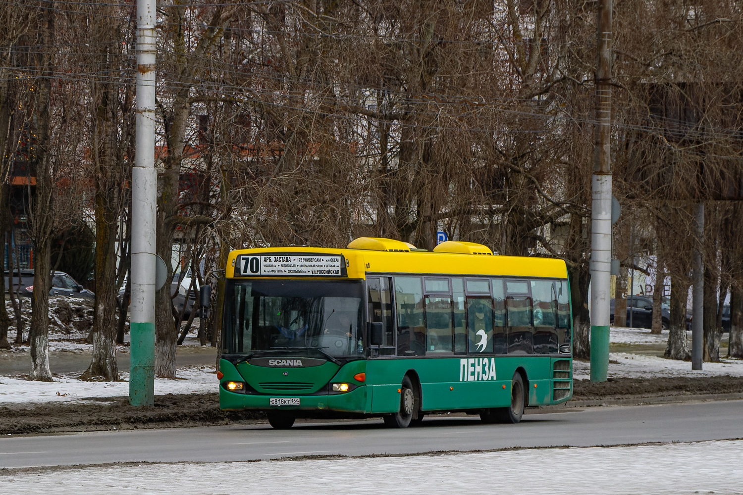 Пензенская область, Scania OmniLink I (Скания-Питер) № Е 818 КТ 164