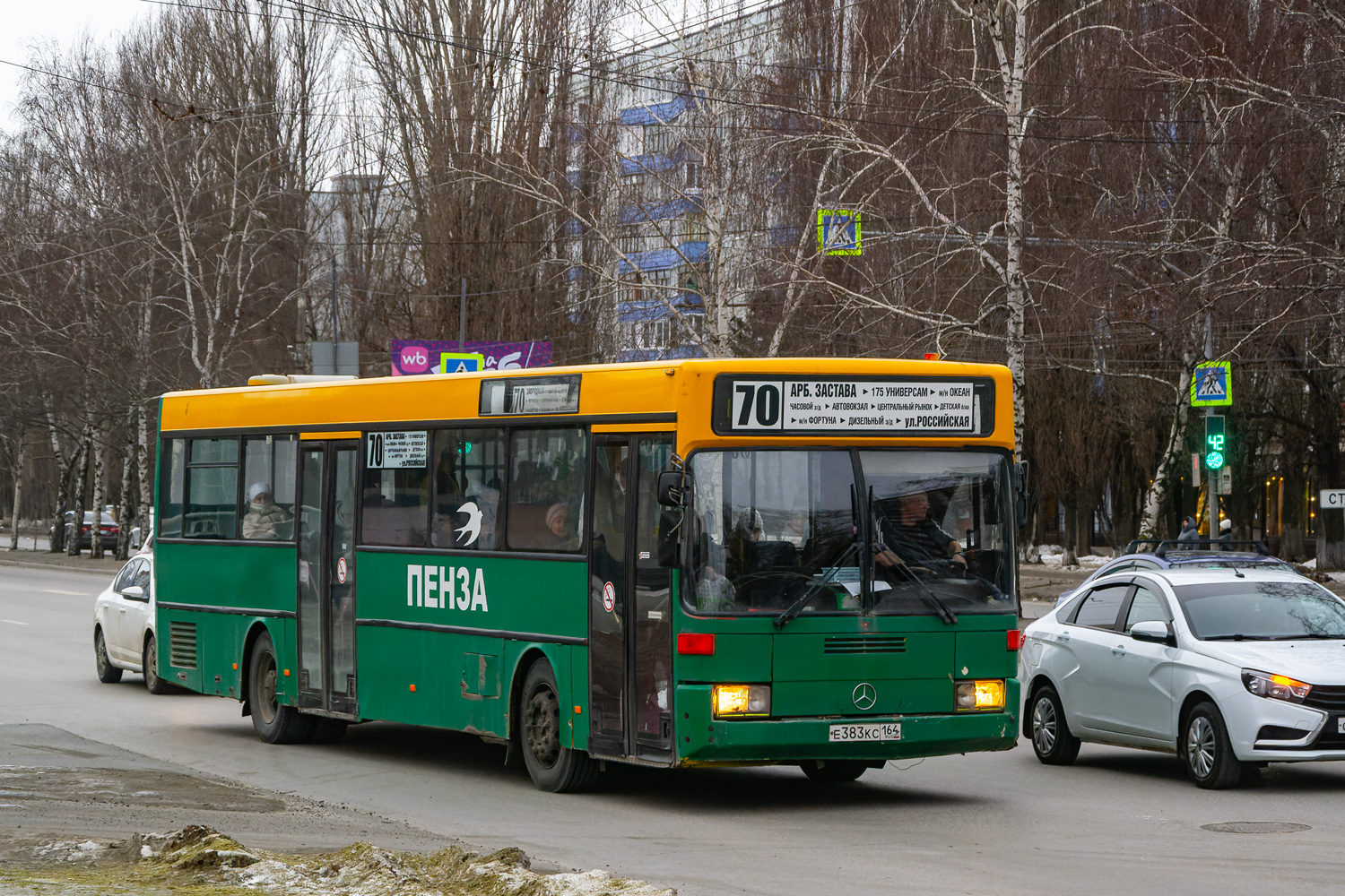 Пензенская область, Mercedes-Benz O405 № Е 383 КС 164