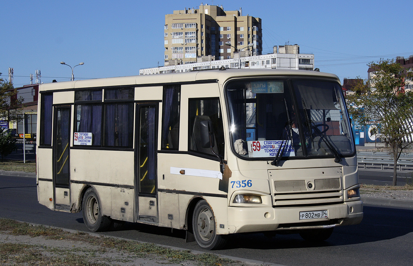 Волгоградская область, ПАЗ-320401-03 № 7356