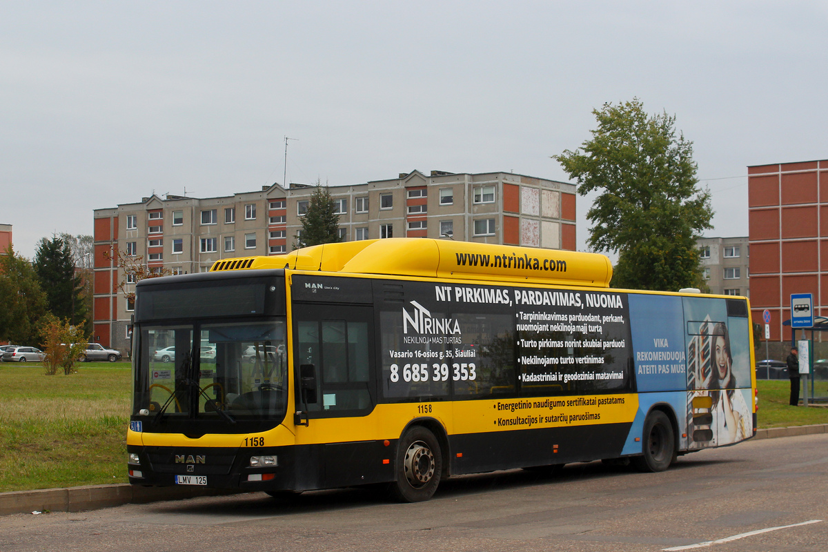 Литва, MAN A21 Lion's City NL243 CNG № 1158