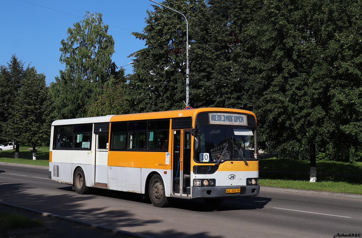 Красноярский край, Hyundai New Super AeroCity № АЕ 345 24