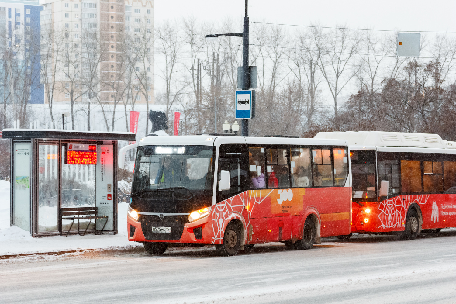 Пермский край, ПАЗ-320435-04 "Vector Next" № Н 575 МК 159