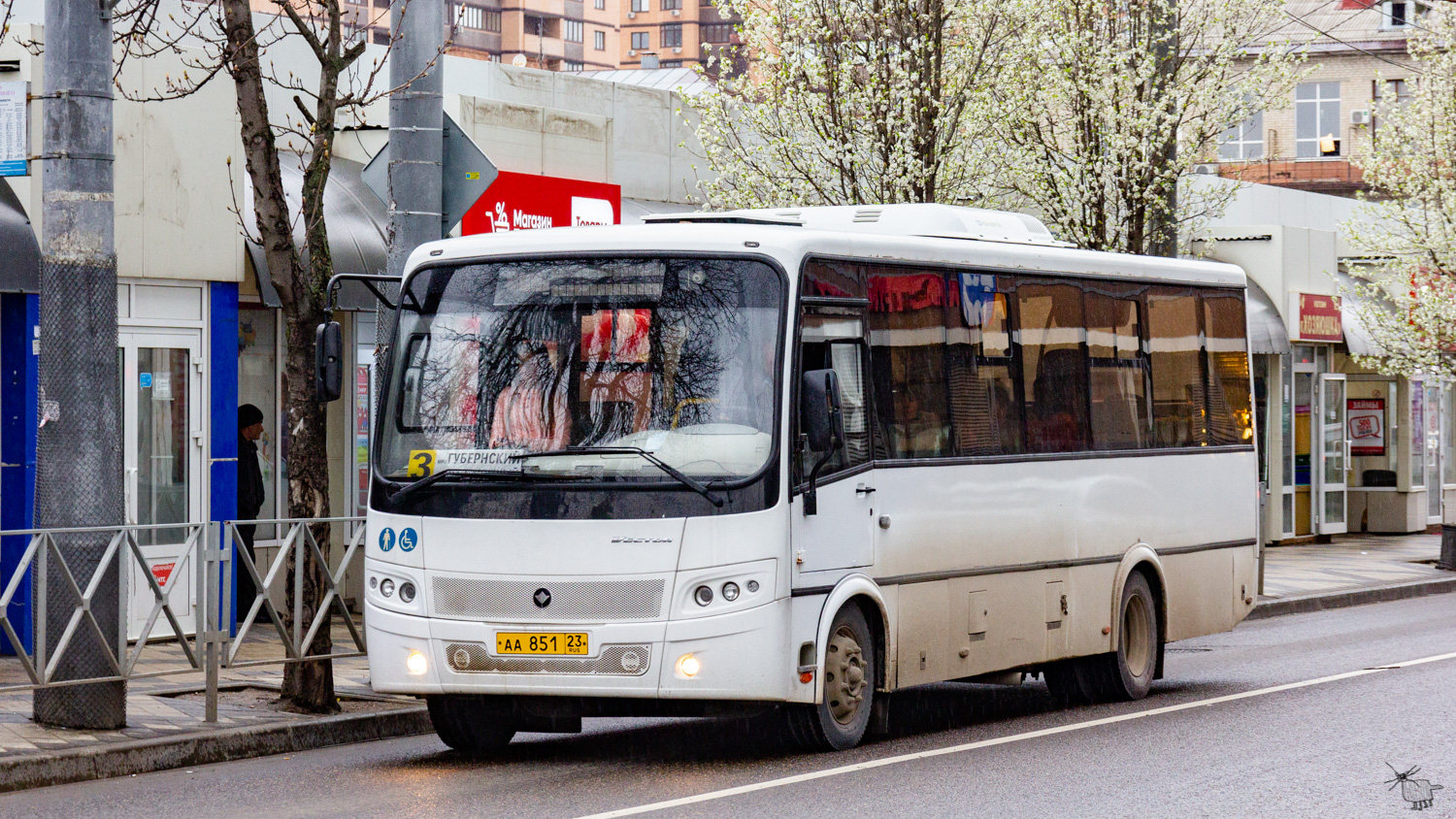 Краснодарский край, ПАЗ-320414-05 "Вектор" (1-2) № АА 851 23