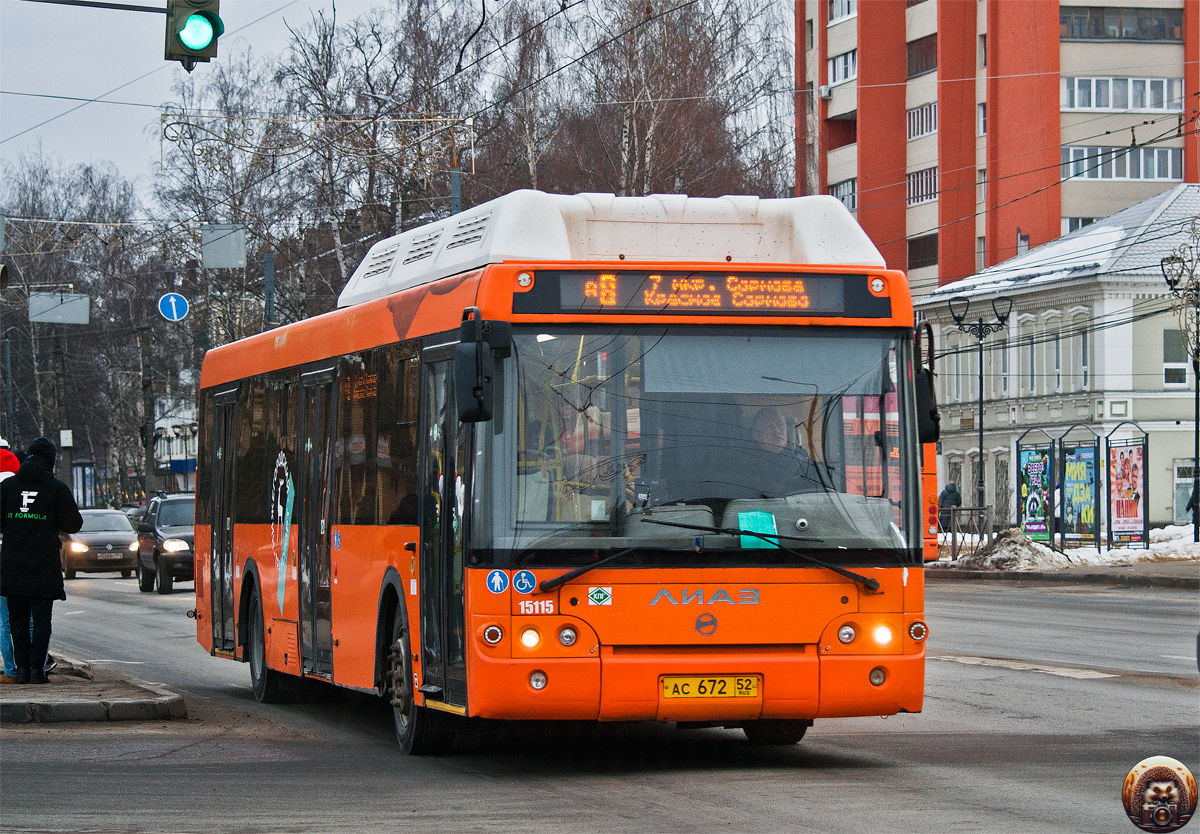 Нижегородская область, ЛиАЗ-5292.67 (CNG) № 15115