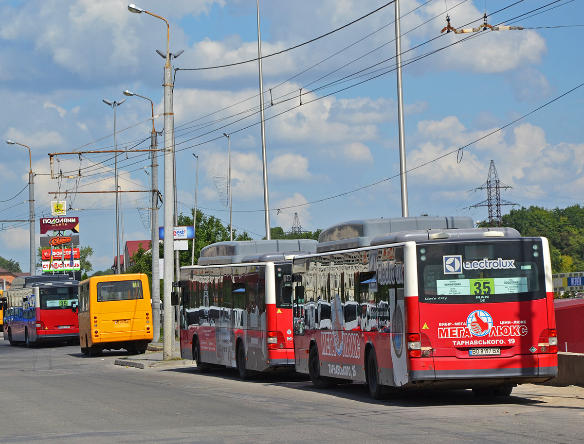 Тернопольская область, MAN A21 Lion's City NL273 LPG № BO 8197 BX