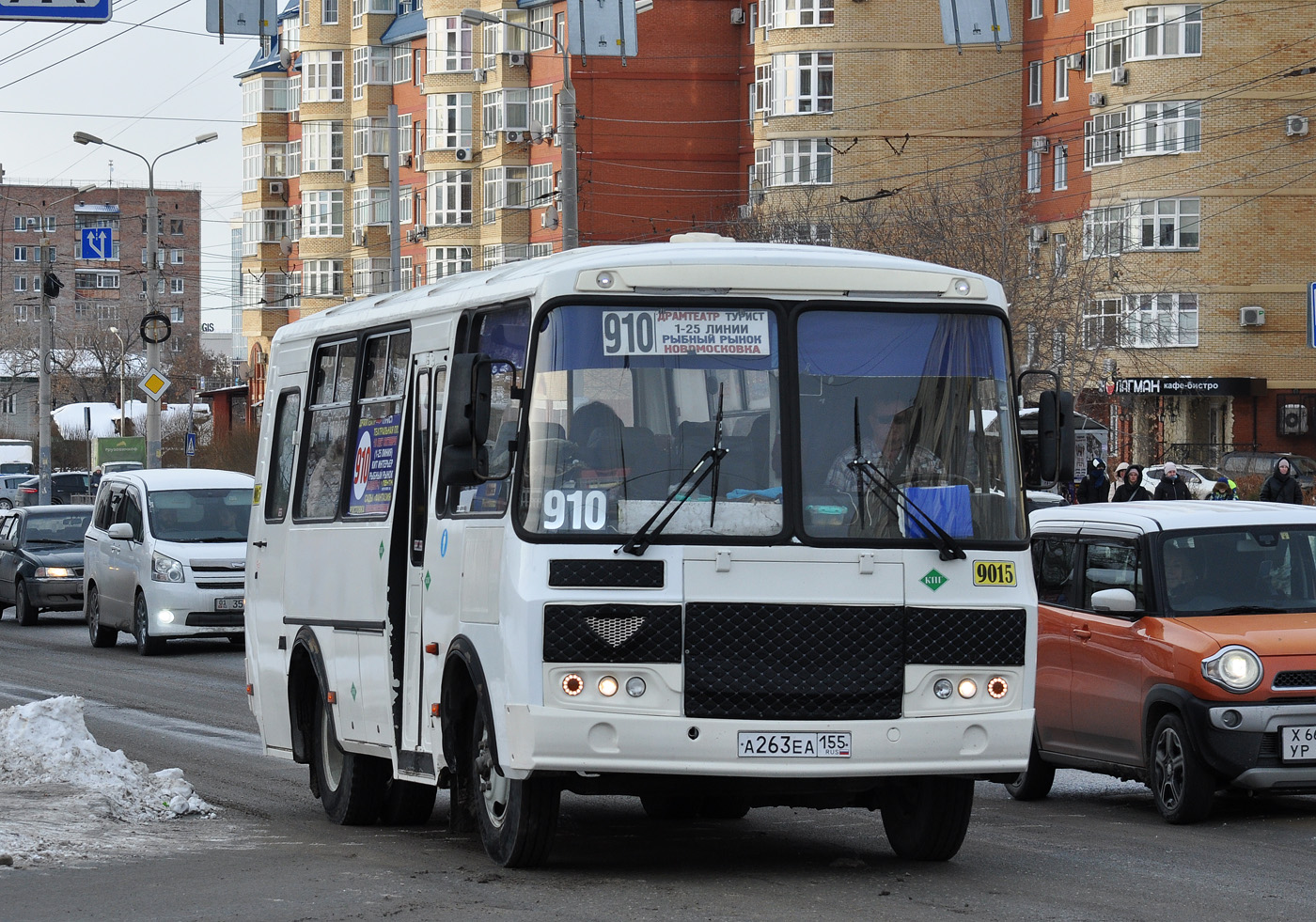 Омская область, ПАЗ-320530-02 № 9015