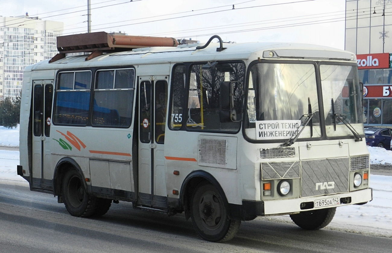 Кемеровская область - Кузбасс, ПАЗ-32054 № Т 695 ОА 142