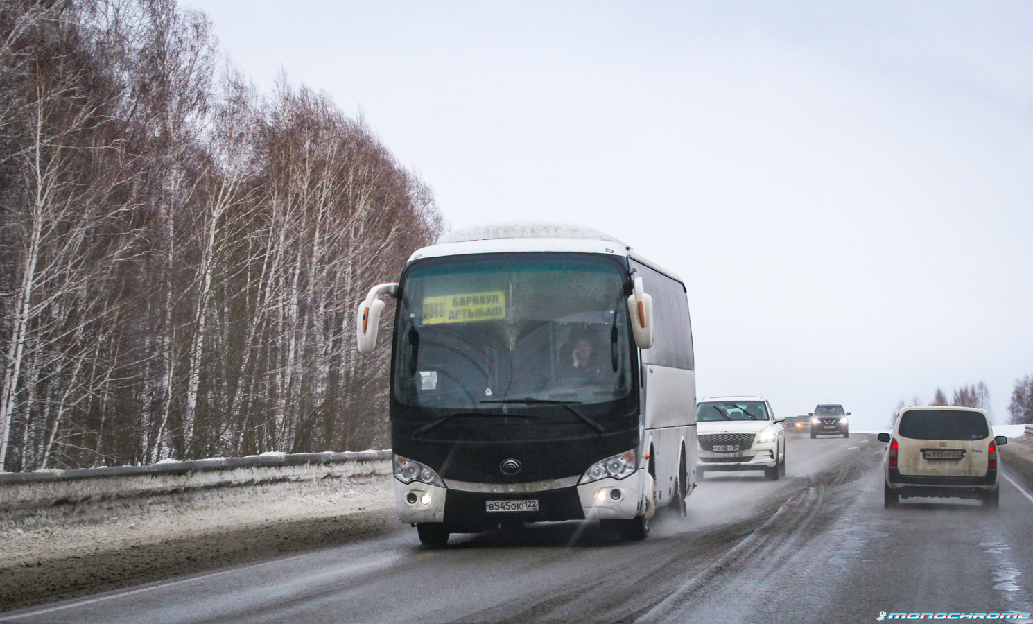 Алтайский край, Yutong ZK6938HB9 № В 545 ОК 122