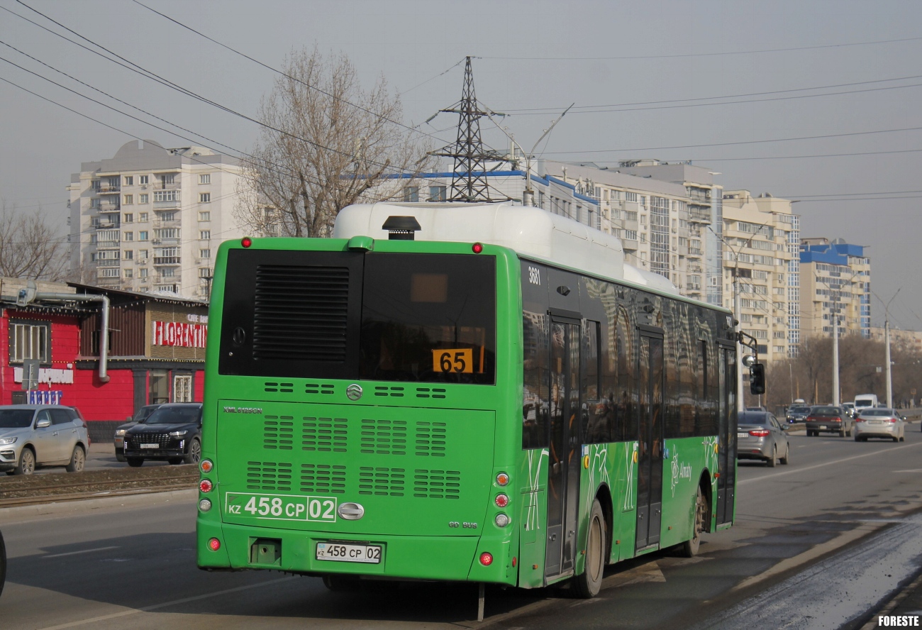 Алматы, Golden Dragon XML6125CN (Hyundai Trans Auto) № 3681