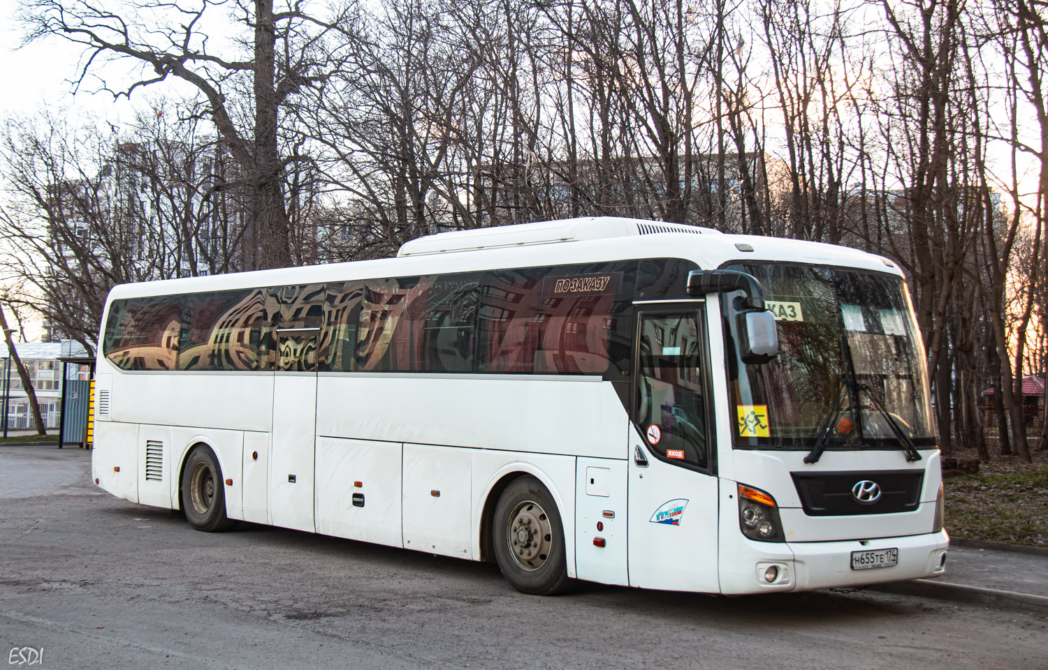 Челябинская область, Hyundai Universe Space Luxury № Н 655 ТЕ 174