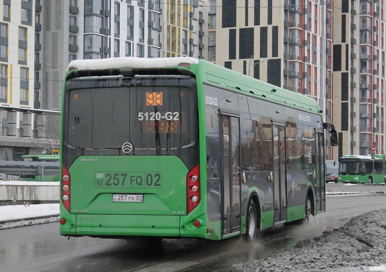 Алматы, Golden Dragon XML6125CE (Hyundai Trans Auto) № 5120-G2 Алматы, Golden Dragon XML6125CE (Hyundai Trans Auto) № 5120-G2