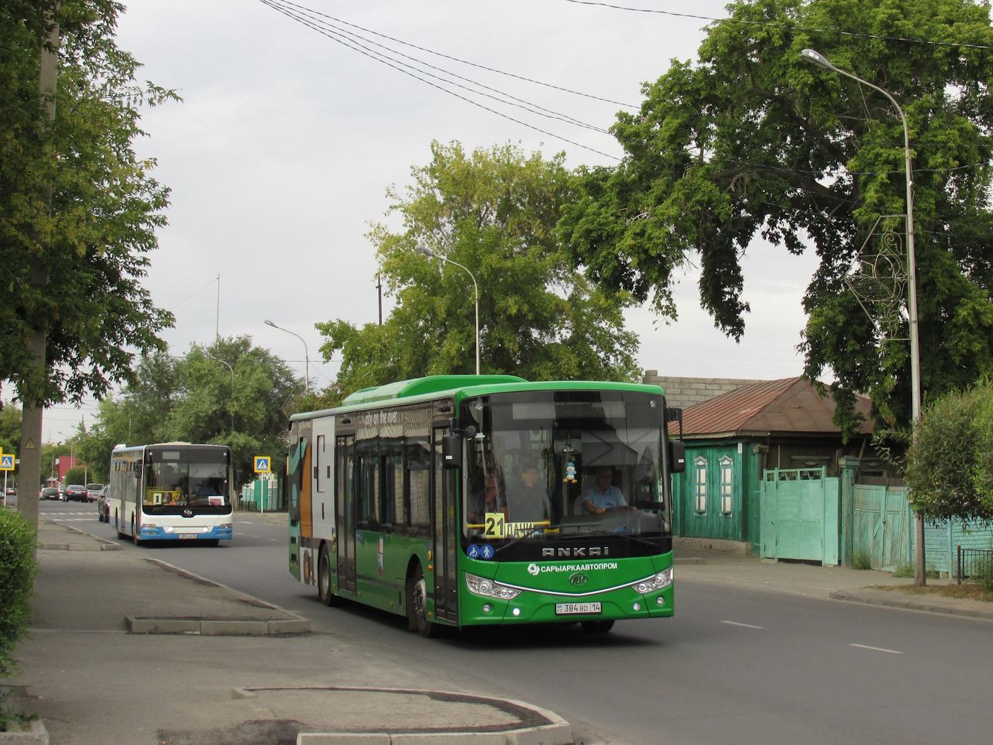 Павлодарская область, Ankai HFF6124G03EV3 (СарыаркаАвтоПром) № 384 BD 14