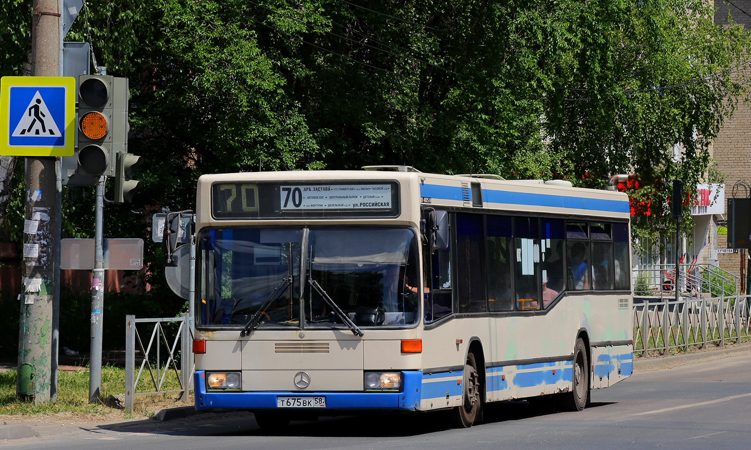 Пензенская область, Mercedes-Benz O405N2 № Т 675 ВК 58