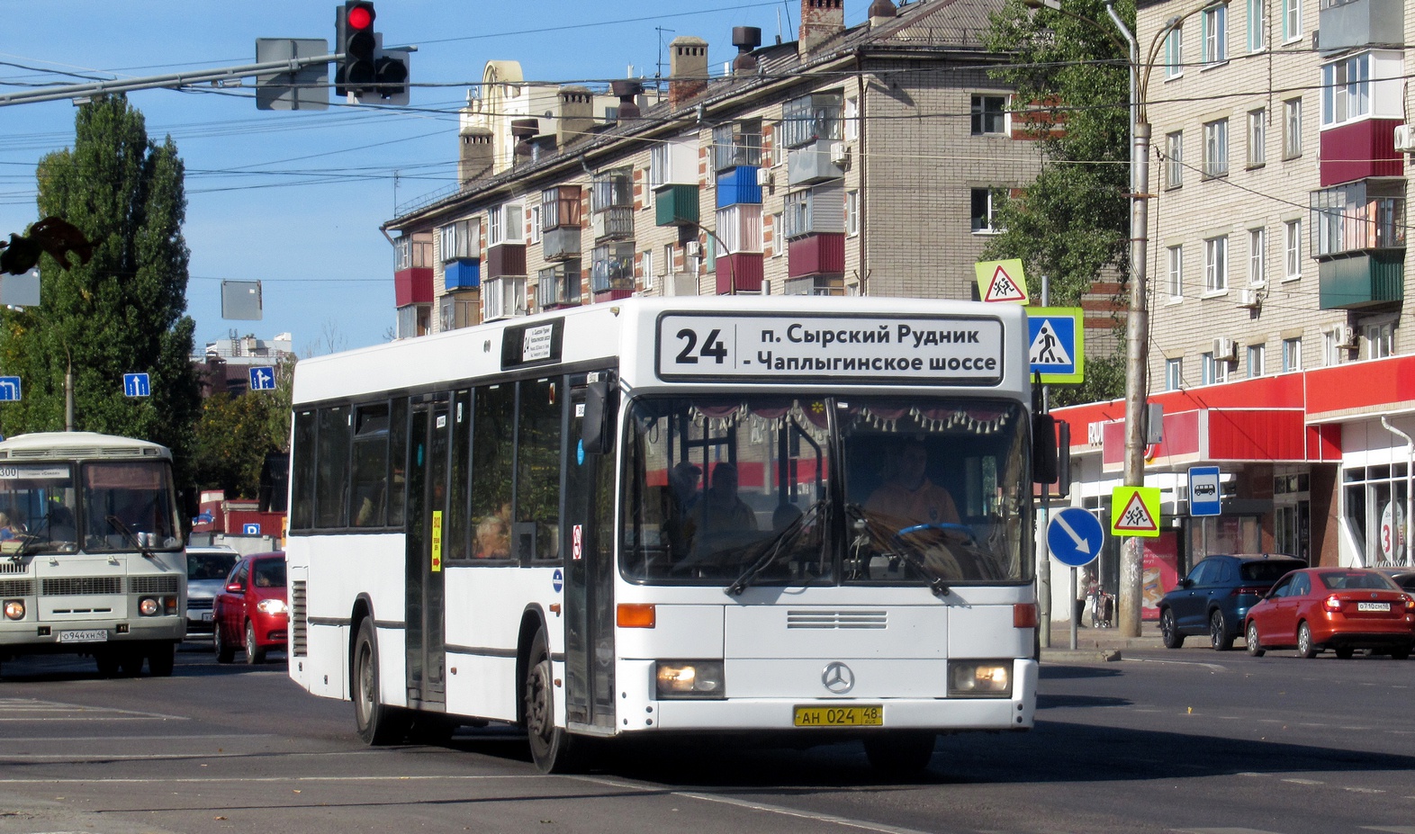 Ліпецкая вобласць, Mercedes-Benz O405N2 № АН 024 48