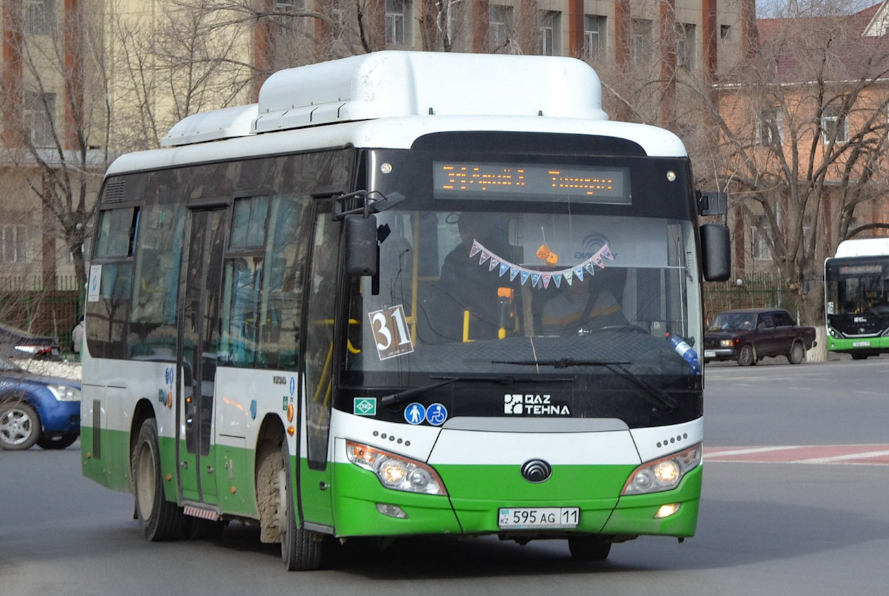 Кызылординская область, Yutong ZK6852HG (QazTehna) № 595 AG 11 Кызылординская область, Yutong ZK6852HG (QazTehna) № 595 AG 11