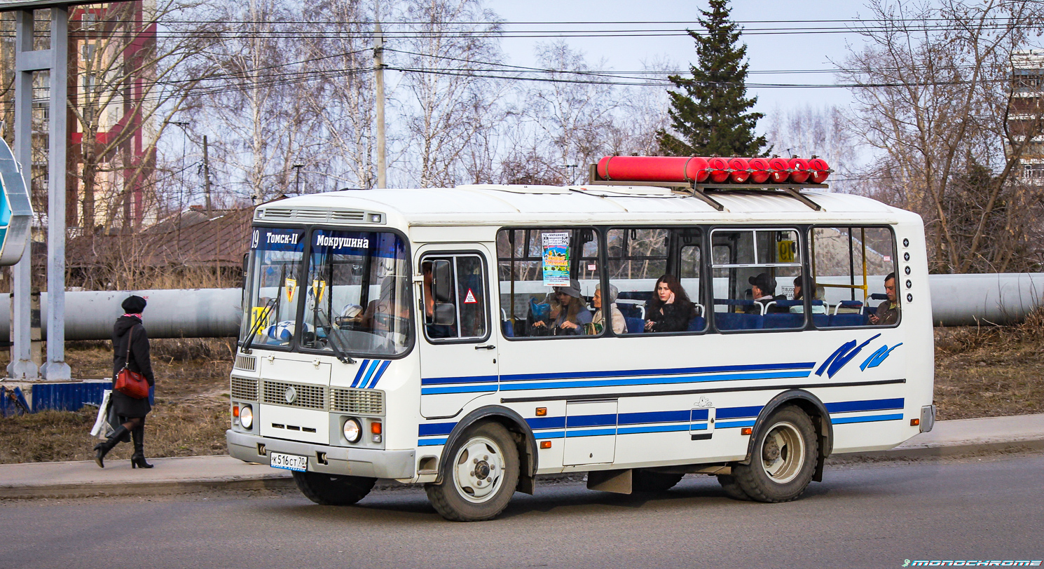 Томская область, ПАЗ-32054 № К 516 СТ 70