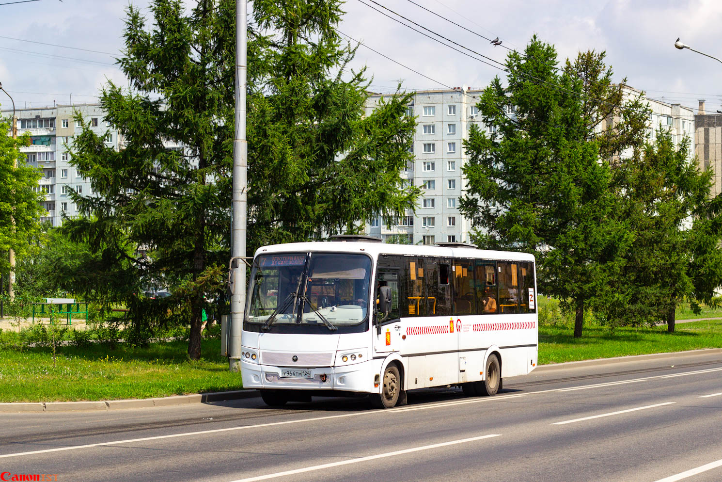 Красноярский край, ПАЗ-320414-04 "Вектор" (1-2) № У 964 ТМ 124